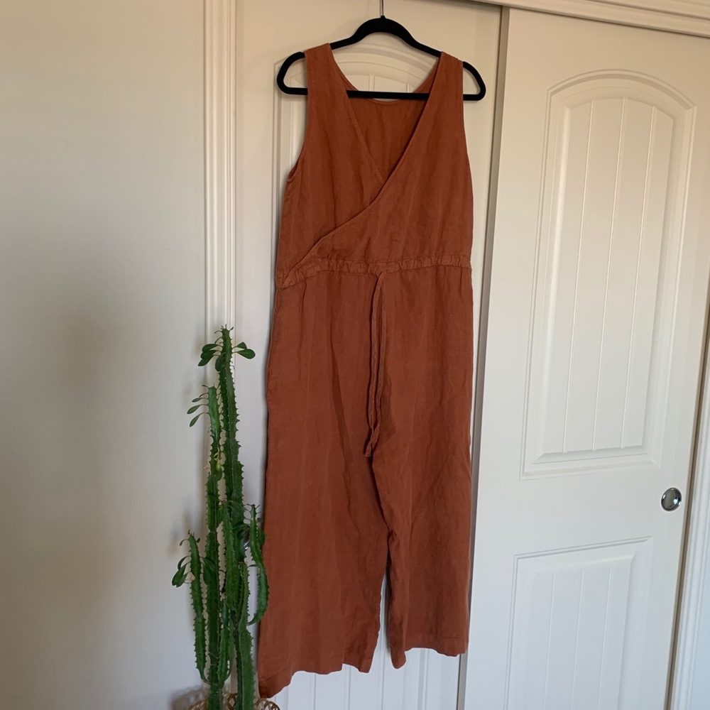 NWT Esby Allison Jumpsuit - Rust